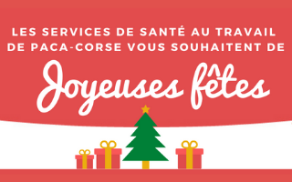 Les services de santé au travail de Paca-Corse vous souhaitent de Joyeuses Fêtes