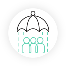 Emoticône de l'AISMT13 : parapluie