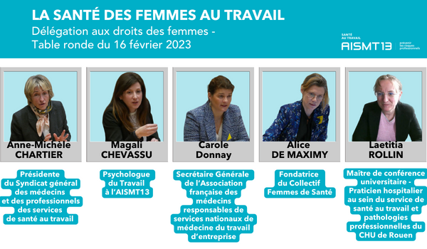 Participantes – senat table ronde sante des femmes au travail