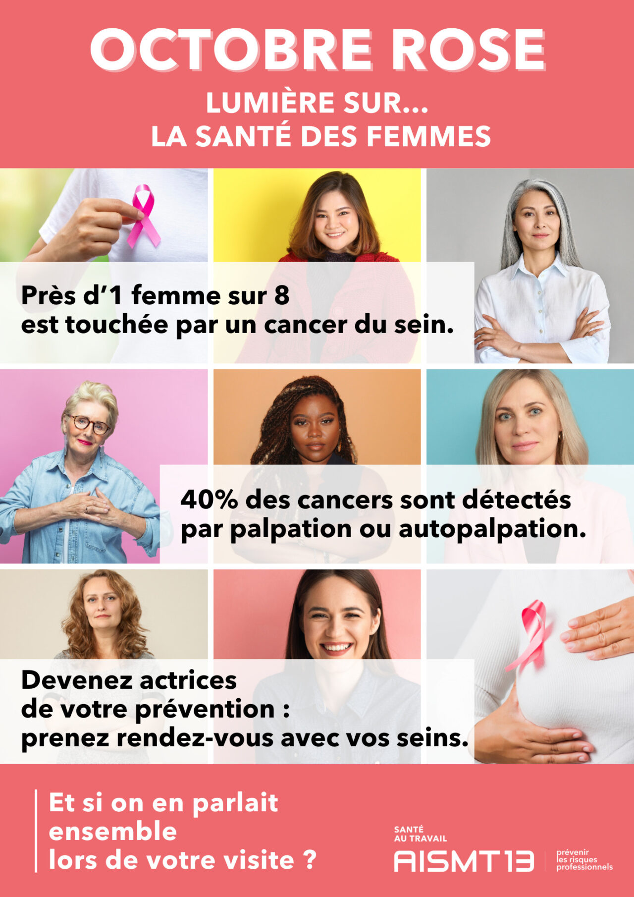 Sensibiliser contre le cancer du sein : octobre rose