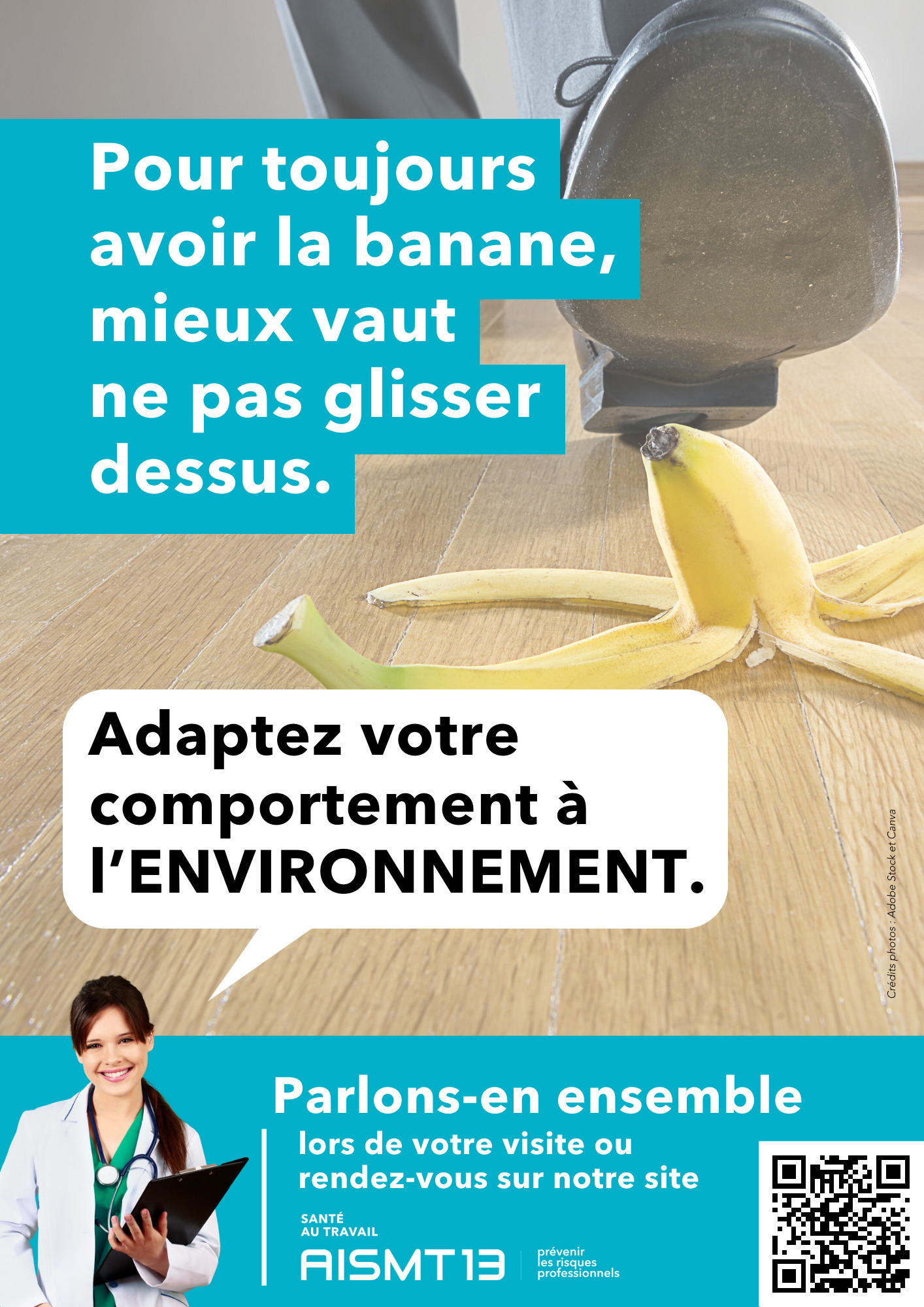 AFFICHE PREVENTION ACCIDENT COMPORTEMENT AISMT13 A3