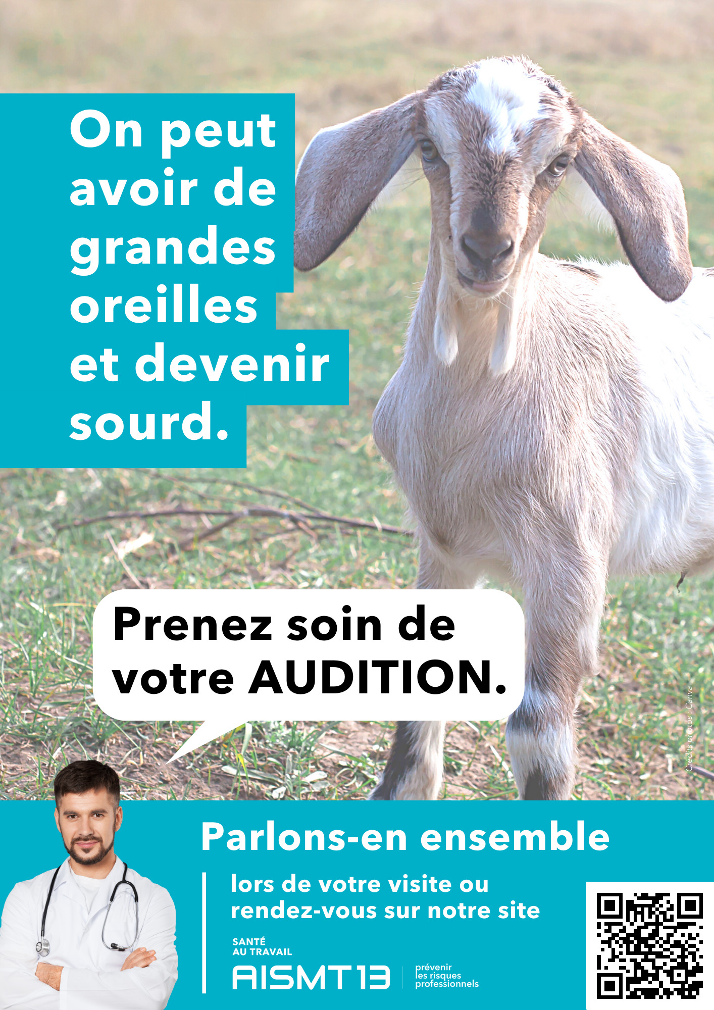 AFFICHE PREVENTION BRUIT AUDITION AISMT13 A3