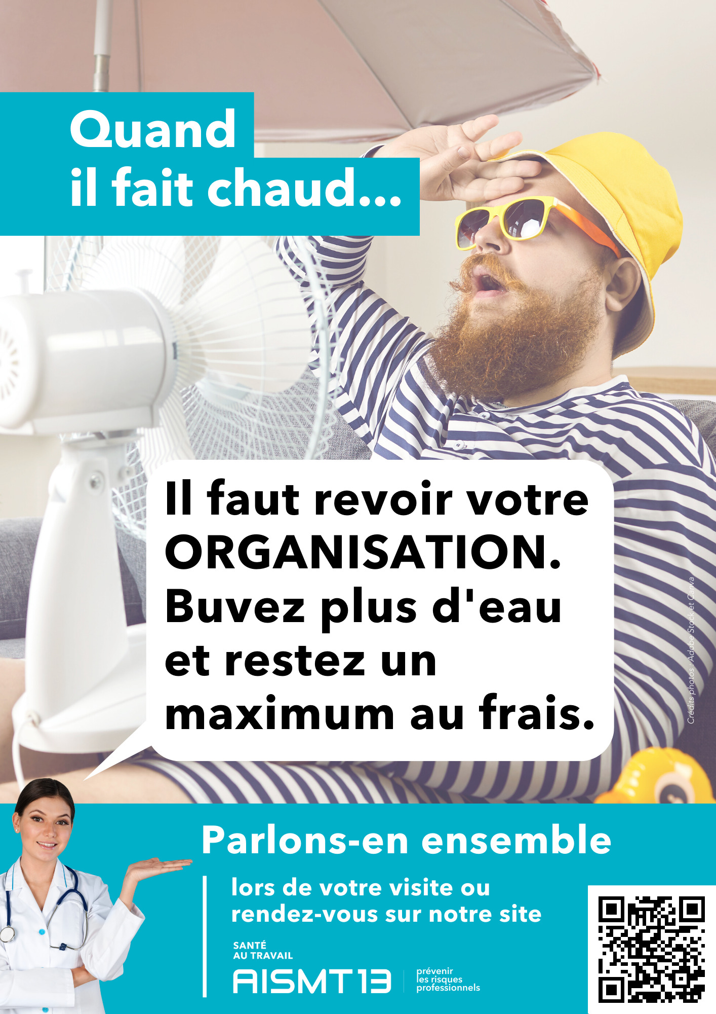 AFFICHE PREVENTION CHALEUR AISMT13 A3