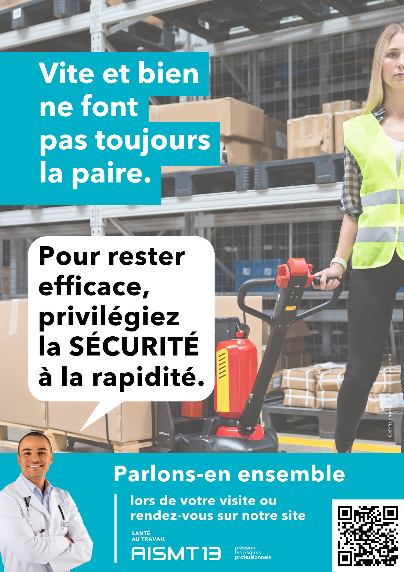 AFFICHE PREVENTION SECURITE RAPIDITE AISMT13 A3