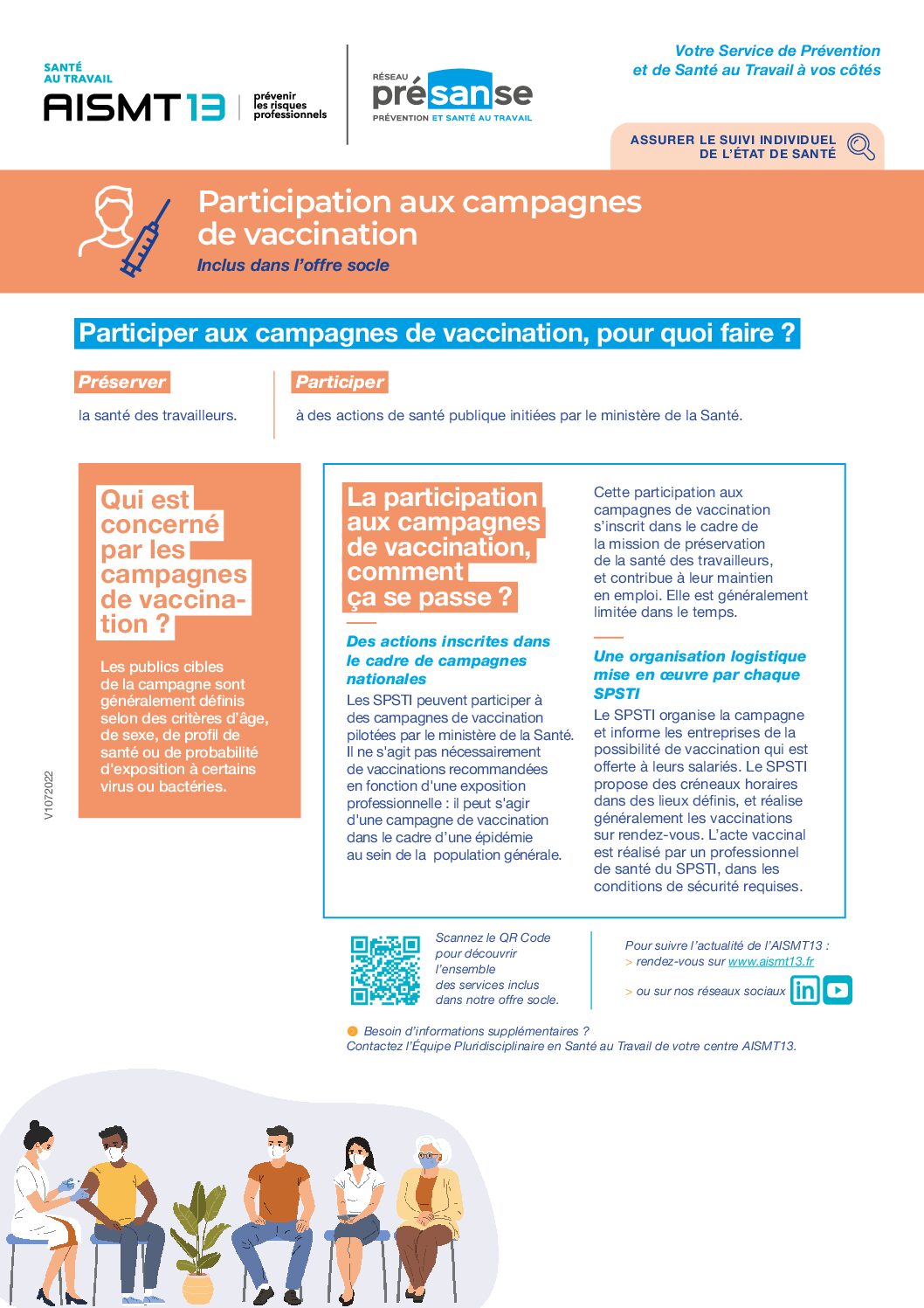 Participation campagne vaccination
