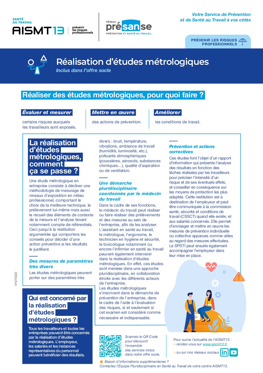 realisation etudes metrologiques